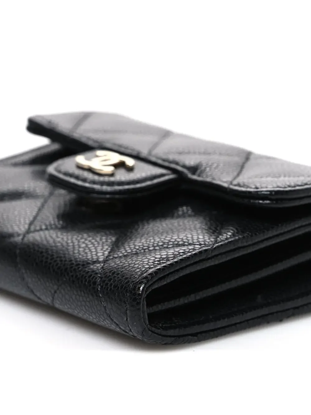 Chanel Caviar Quilted Flap Card Holder #310204C18B